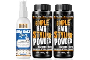 Goiple Hair Styling Powder 1.05oz Natural Look Volumizing & Texturizing Powder Flexible Hold Easy to Apply Texture Powders Sea Salt Spray for Men Women All Hair Style