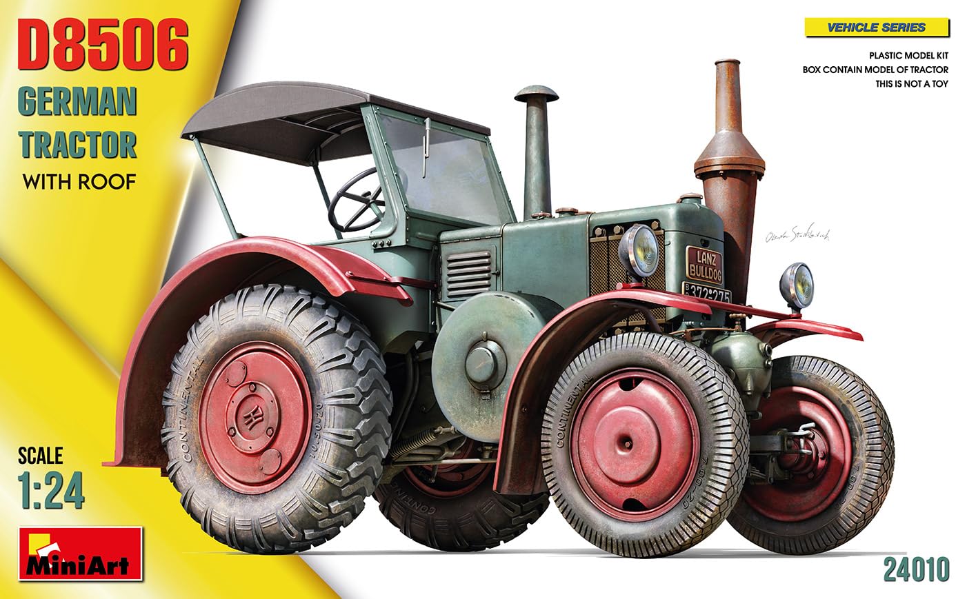 Miniart 1:24 - German Tractor D8506 w/Roof