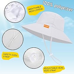 2-Pack Baby Sun Hat Kids Summer UPF 50+ Toddler