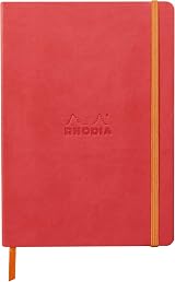Rhodia Rhodiarama Coral Soft Notebook A5 Dotted 160pp 90 g/m Ivory
