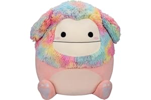 Squishmallows 20-Inch Diane Peach Bigfoot with Rainbow Hair - Jumbo Ultrasoft Official Kelly Toy Plush - Amazon Exclusive
