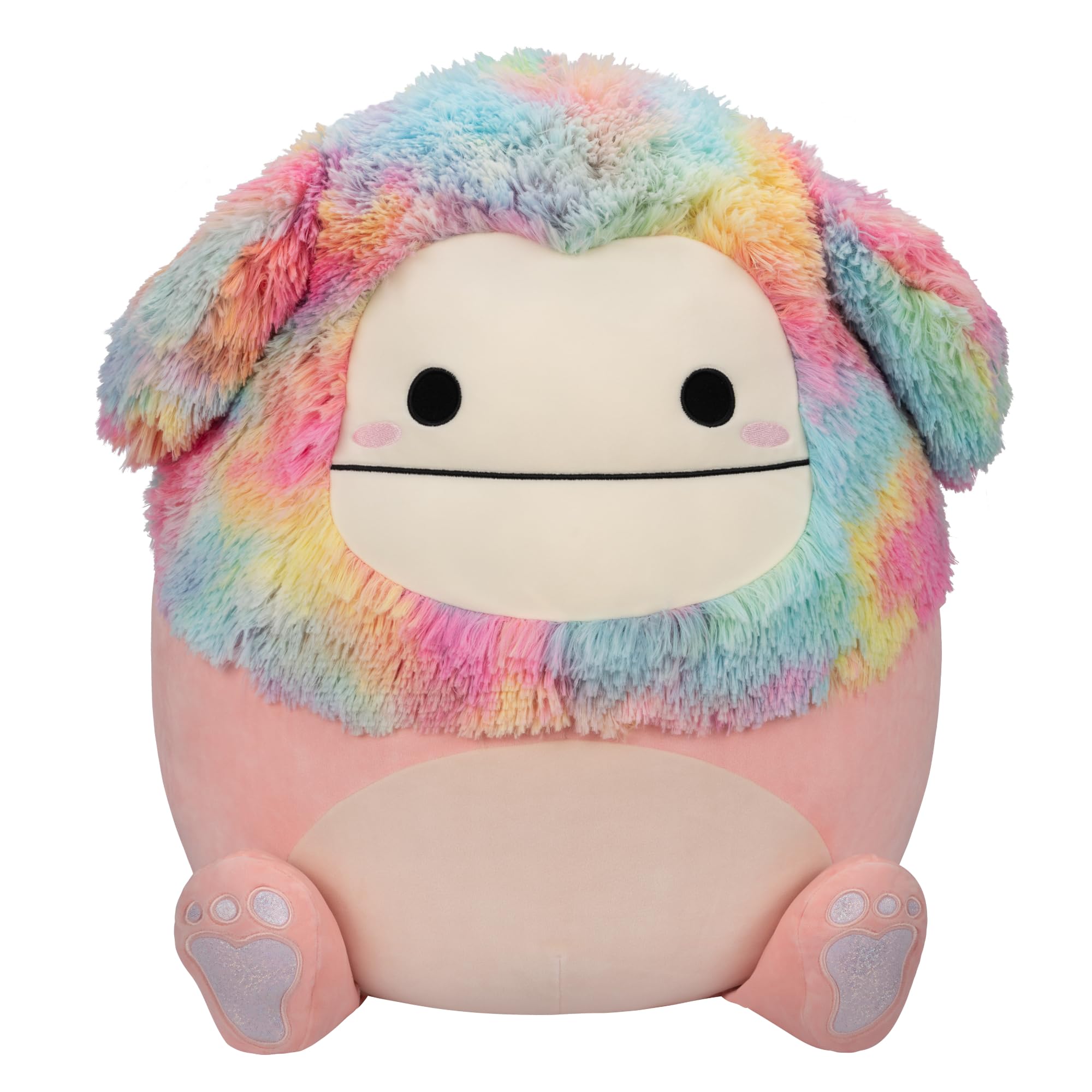 Squishmallows 20-Inch Diane Peach Bigfoot with Rainbow Hair - Jumbo Ultrasoft Official Kelly Toy Plush - Amazon Exclusive Image Squishmallows 20-Inch Diane Peach Bigfoot with Rainbow Hair - Jumbo Ultrasoft Official Kelly Toy Plush - Amazon Exclusive Image