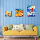 MOKANI 5 Packs Canvas for Painting 30 x 40 cm Blank Panels 3 mm Thick view 4