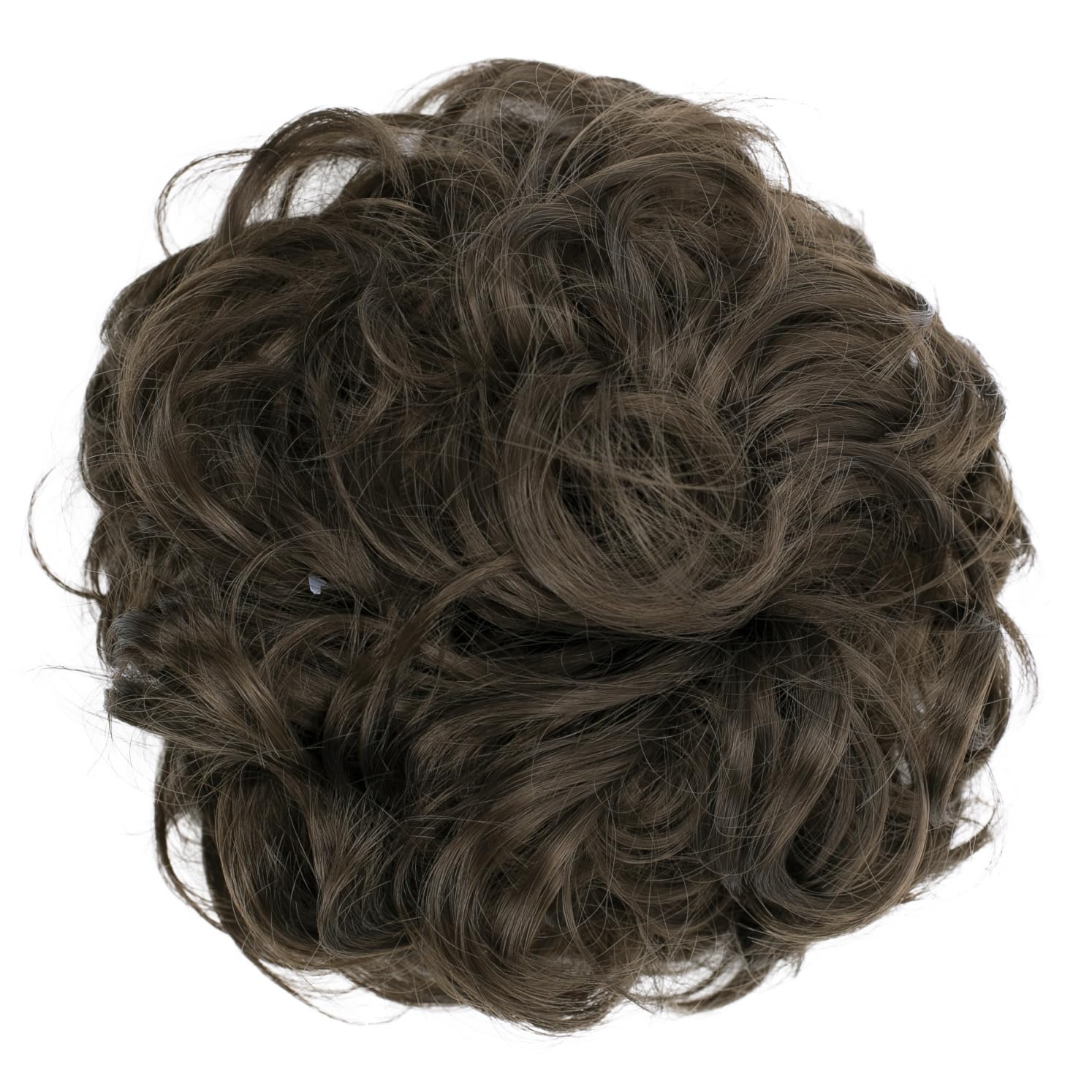 CAISHA Large Hairpiece Scrunchy Instant Updo Curly Messy Bun Brunette G5E — image 1