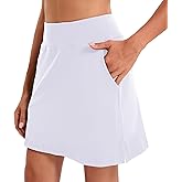 Oyamiki Women's Active Athletic Skort Lightweight Tennis Skirt Perfect for Running Training Sports Golf