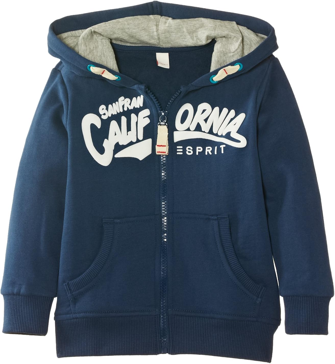 ESPRIT Jungen Kapuzenpullover Essential Sweatshirt Cardigan, Gr. 128/