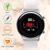 UMIDIGI Urun S Smart Watch White Fitness Tracker Heart Rate SpO2 Android iOS view 2