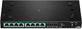 TRENDnet TPE-TG84 8-Port Gigabit PoE+ Switch 120W Budget 16Gbps Fanless view 2