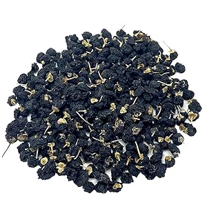 Black Goji Berry Tea Dried Chinese Ningxia Black Wolfberry Herbal Tea 2.82oz/ 80g