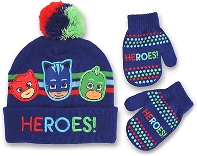 toddler boy winter hat and gloves