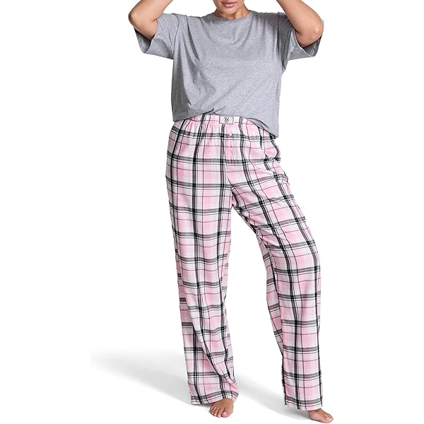 Victoria's Secret 100% Cotton Short Pajama Set White Sleepwear PJs