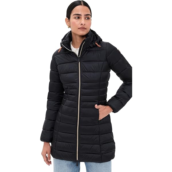 Amazon.com: Save The Duck Women's MEGA Sporty-Look Hooded Jacket