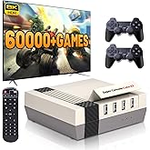 Kinhank Super Console Cube X3 Retro Game Console with 60000+ Games, EmuELEC 4.5/Android 9.0/CoreE 3 Systems in 1,2.4G+5G,BT 4.0,Compatible with 65+ Emulators
