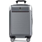Travelpro Platinum Elite Hardside Carry-On Luggage, Grey, 21-Inch | Expandable Polycarbonate Shell With 8 Spinner Wheels, TSA Lock &amp; Designed for Men &amp; Women Men &amp; Women