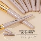Maange Makeup Brush Set 25Pcs Premium Synthetic Travel Gift Box view 4