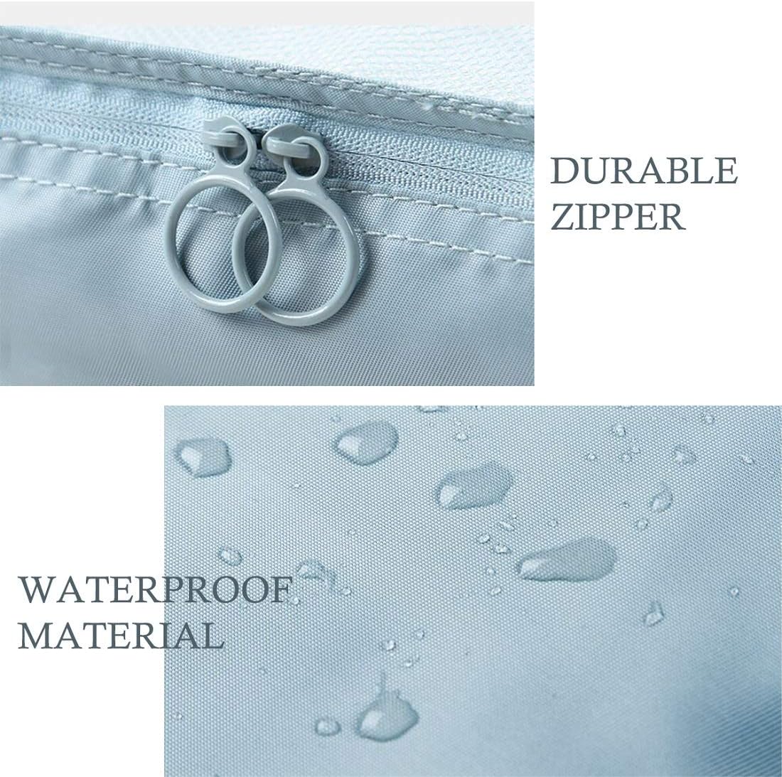 Meowoo Packing Cubes for Suitcases 8Pcs Set, Waterproof Travel Luggage Organizer with Shoes & Toiletries Bags - Image 4