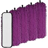 Diteje Replacement Mop Pads Refill Compatible with Bona Mop,for Dry Wet Use | 5 Pack,Washable Refill Heads,Microfiber Sweeping Pads,Reusable,for Hardwood Tile Laminate Floor