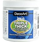 DecoArt TG01-36 Triple Thick Gloss Glaze, 8-Ounce Triple Thick Gloss Glaze (Jar)