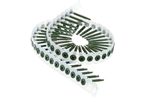 SENCO 06C125WK 6-Gauge 1-1/4 in. Collated Drywall to Heavy Steel Screws (1,000-Pack)