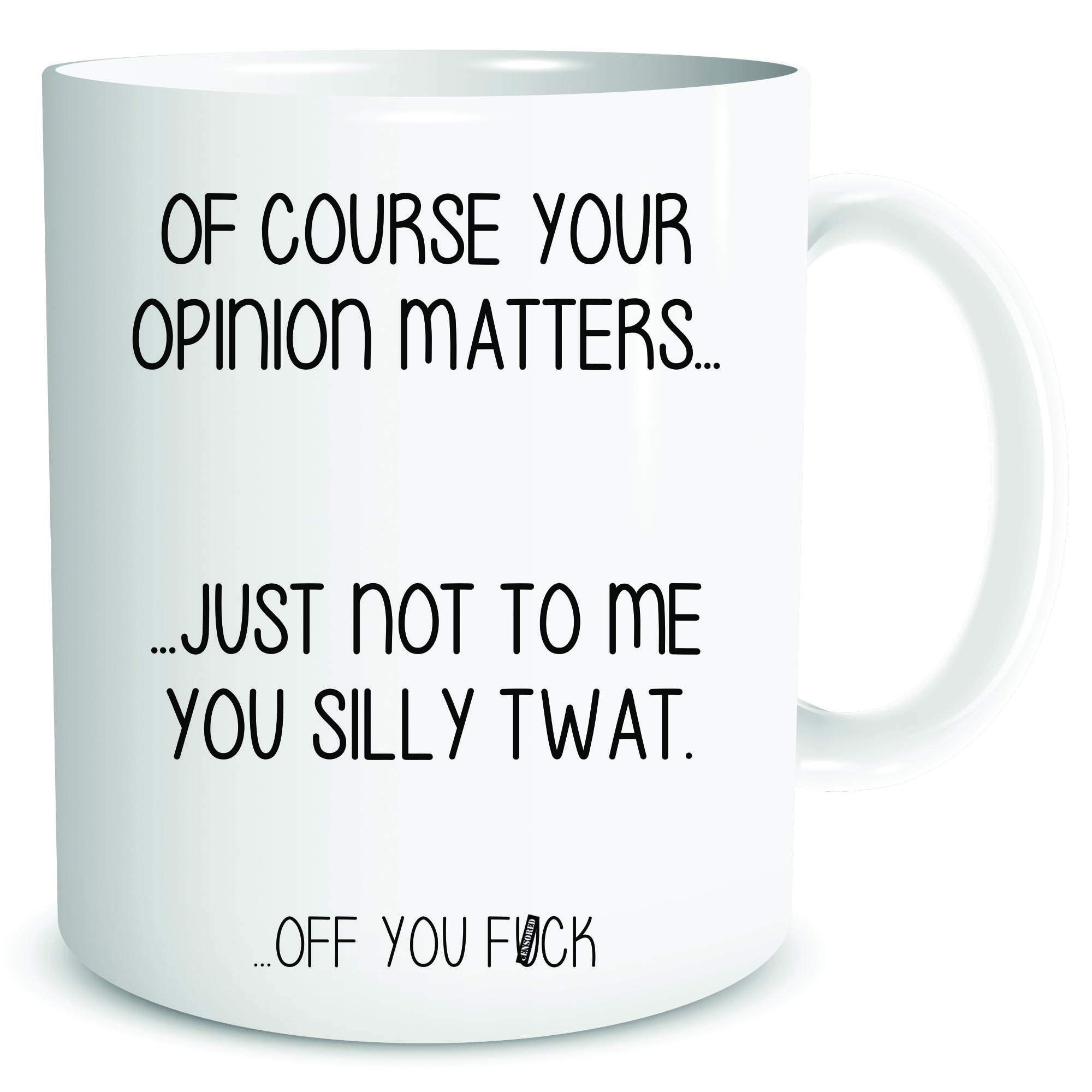 Funny Novelty Coffee Mugs Rude Profanity Banter Mug Cup Secret Santa Gifts Work Office Mug Colleague Present WSDMUG1923