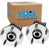 TRQ Rear Driver and Passenger Side Wheel Bearing and Hub Assembly Set 2 Piece Compatible with 15-21 Subaru Legacy 15-21 Outback 15-19 WRX 15-16 WRX STI 2019 WRX STI 19-21 Ascent 2019 Forester