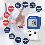 sinocare Diabetes Test Kit Blood Glucose Monitor Safe Accu2 Strips 10 view 2