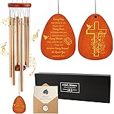 Bible Gifts for Women Men Wind Chimes Bible Verse Gifts Scripture Gift Biblical Gift for Women Biblical Easter Presents Religious Christian Present for Godma Godfather