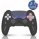 DriftCore Wireless Controller for PS5 with 3D Hall Effect Joysticks, Bluetooth 5.0 Gamepad with Motion Control, Dual Vibration, USB C Rechargeable 1000mAh Battery and Ergonomic Design for PS5 Console and Windows PC Gaming