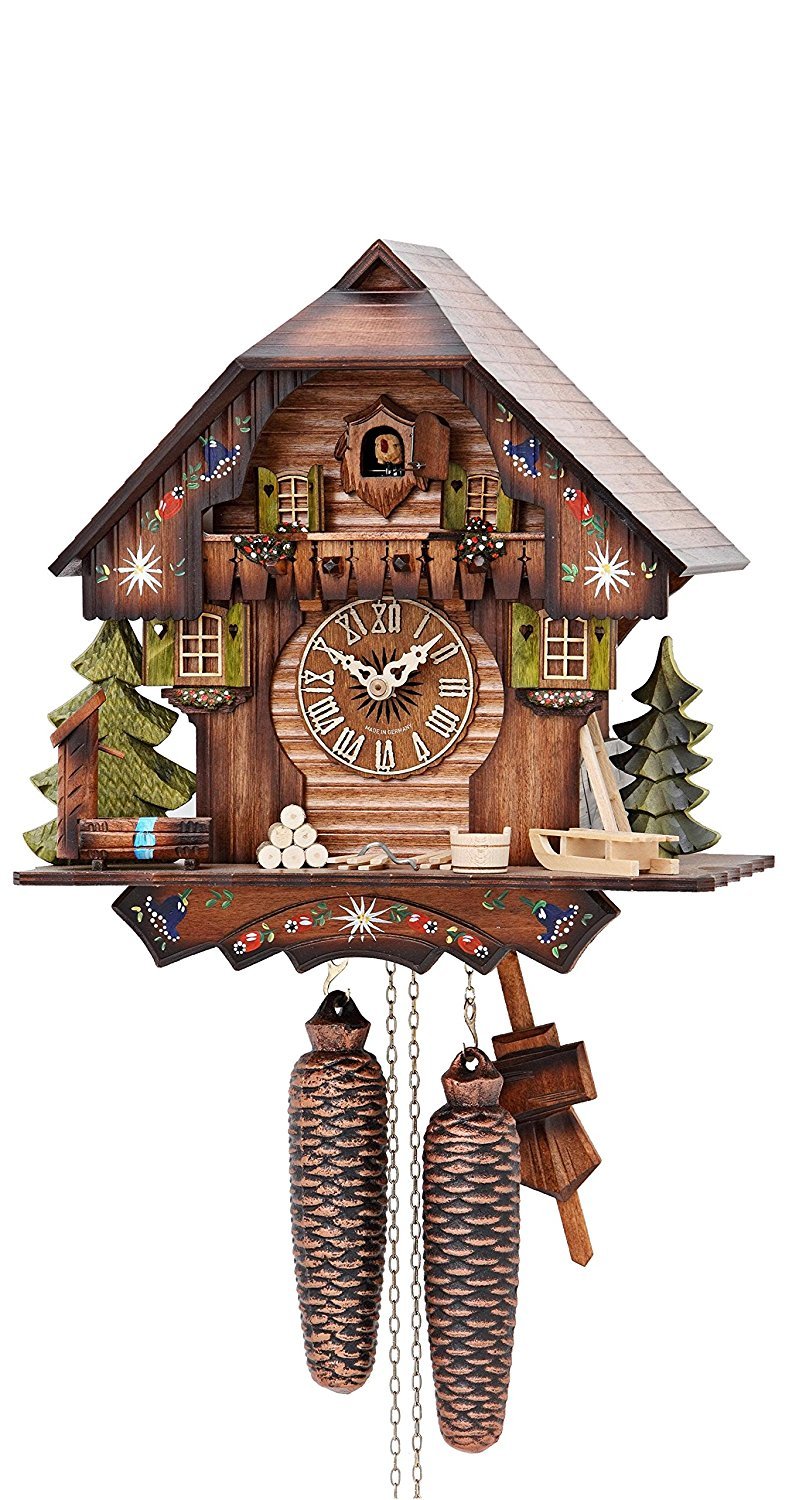Hekas Kammerer Uhren Cuckoo Clock Black Forest house KA 876 EX