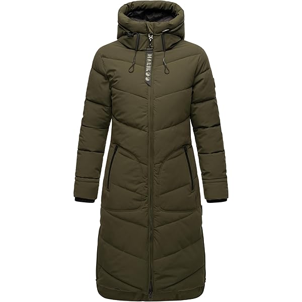 mariko☆ Marikoo Long Fall & Winter Coat for Women | Detachable Hood