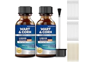 Wart Corn Remover for Feet: Salicylic Acid Fast-Acting Treatment - Maximum Strength Liquid for Plantar Wart Corn Removal Men 