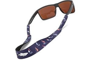 Pilotfish Premium Neoprene Sunglasses Strap, Floating Eyewear Retainer and Sunglass Lanyard, Glasses Strap for Men and Women