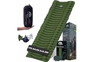 GEAR DOCTORS ® [500g] Ultralight Ether Camping Mattress Sleeping pad air Mattress Camping Sleeping pad Camp mat, matelas gonf