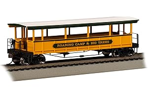 Bachmann Trains - Open Sided Excursion Car - Roaring Camp and Big Trees - HO Scale
