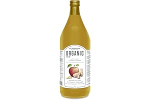 Eat Wholesome Organic Apple Cider Vinegar with Ginger, Turmeric & Chilli, 1L - Raw, Unfiltered, With The Mother, Award-Winnin
