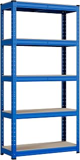 Racking Solutions 5 Levels Heavy Duty Steel Shelving 150KG UDL 1500x750x300 view 2