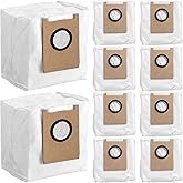 10 Pack Replacement Dust Bags Compatible with Eufy 3-in-1 E20 Robot Vacuum | 3 Liter Large Capacity Disposable Dust Bags, Suitable for Household Robot Vacuums