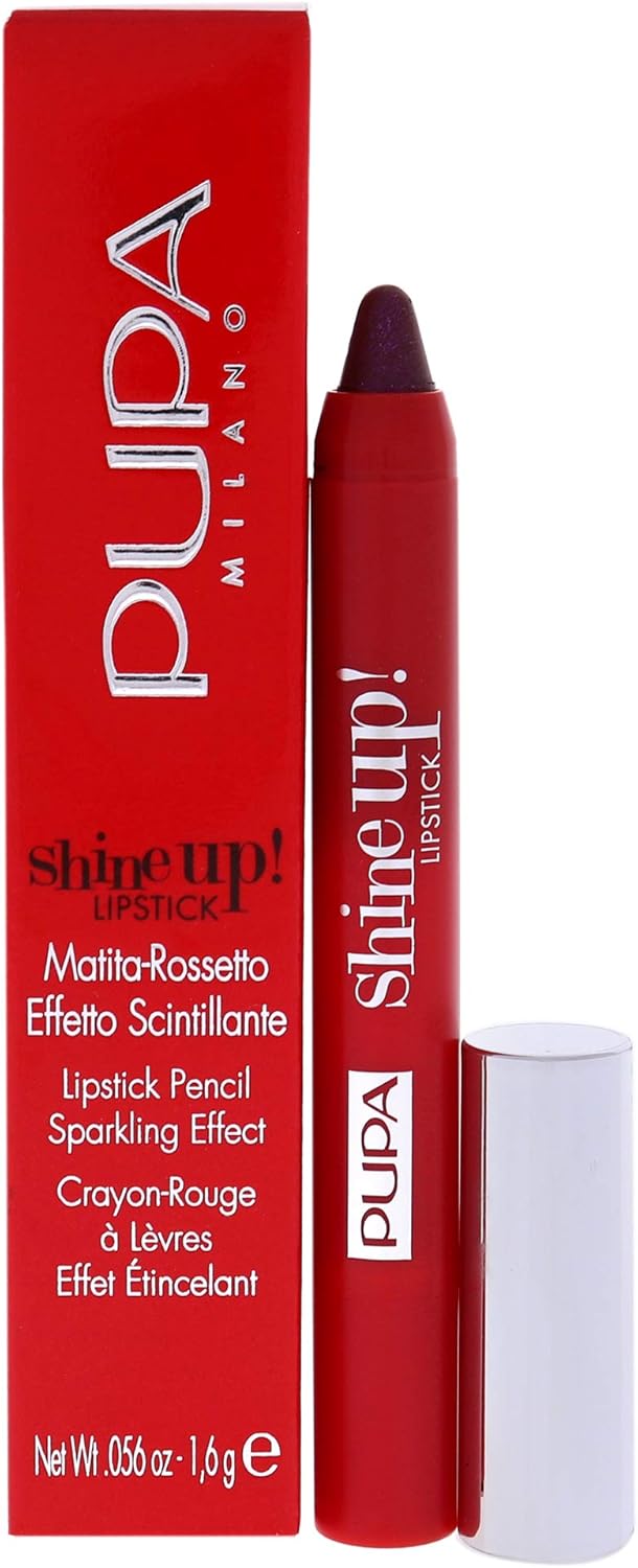 Pupa Milano Shine Up! Lipstick - 012 Come Into The Dark Side For Women 0.056 oz Lipstick, 1.6 g (Pack of 1)