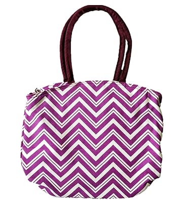 Primera Purple Tote handbag Cloth Canvas fashionable for women girls office college bag