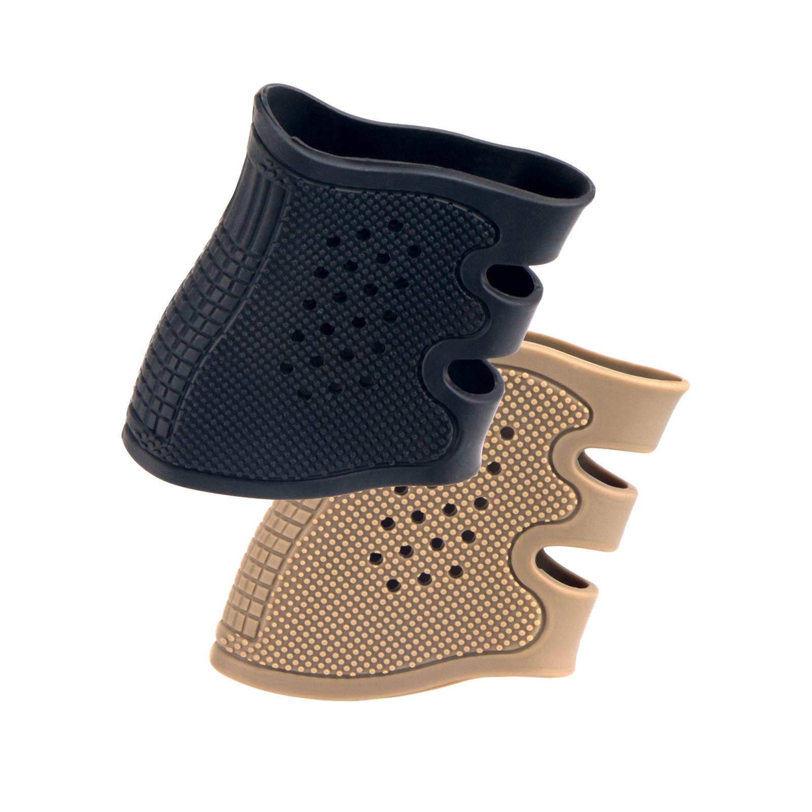 ToopMount Rubber Grip Sleeve Tactical Grip Sleeve Anti-Slip Grip Sleeve Fits GK Series, for Outdoor Sport (2 Packs/3 Packs) (2 Pack)