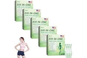CITYOGA 2025 New Six-in-One Oral Solution, Professional Six-in-One Health Solution Oral Liquid - Promote Intestinal Digestio, Natural Slim Supplement Oral Drops for Women and Men (5)