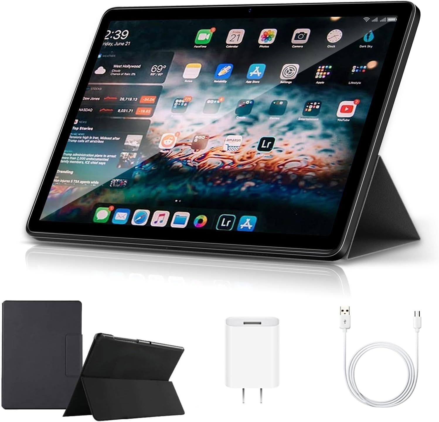 DUODUOGO Tablet 2 in 1, 10.1 inch Android