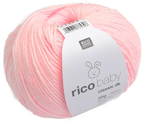 Rico Baby classic dk Fb. 04 - rosa Babywolle zum Stricken und Häkeln