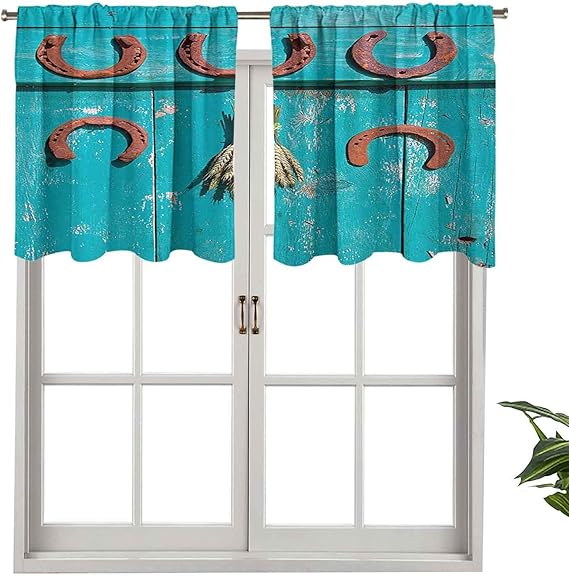 Hiiiman Cenefa de cortina para interiores y hogares, diseño de