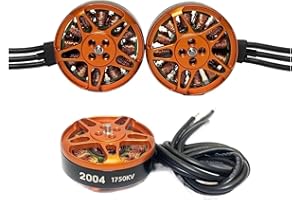 4Pcs，Compatible for YSIDO ，2004 1750KV 3000KV Brushless Motor Compatible 3.5-5inch Propeller for Toothpick Long Range RC Raci
