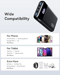 INIU Portable Charger, 22.5W 20000mAh USB C in