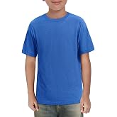 Haloumoning Boys Short Sleeve Shirts Kids Summer Crewneck T-Shirts 5-14Y | Fashion Clothes, Solid Color, Casual Tops Tees