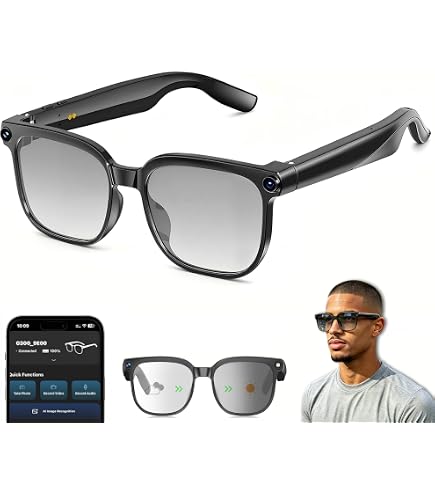 Amazon.com: M01 Smart Glasses with 8MP Camera, Bluetooth Calling