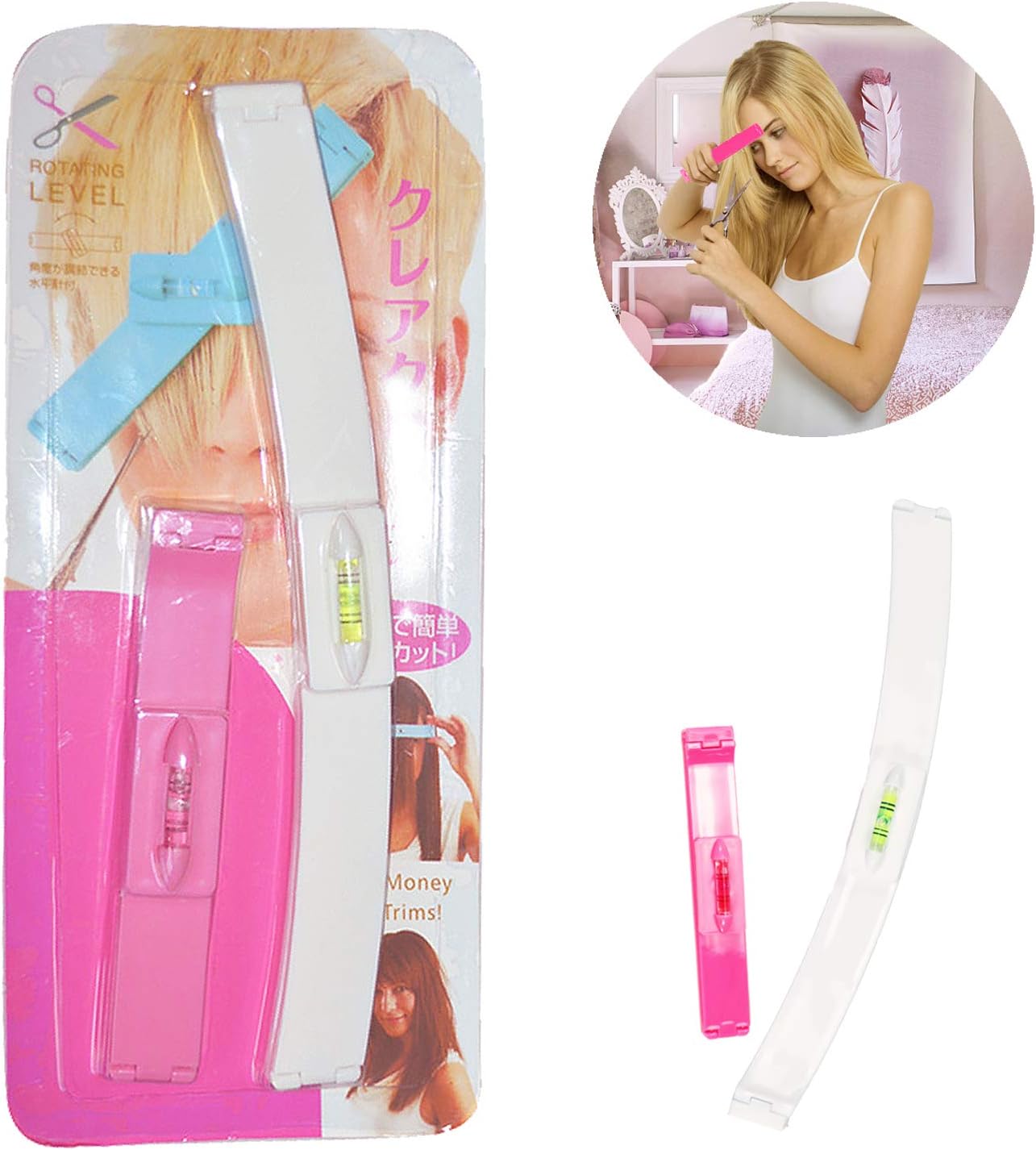 LEBENSWERT Creaclip Set Hair Cutting Kit UK DIY Hair Clips Clip Trim Bang Cut Diy Home Trimmer Clipper Hair Styling Tool
