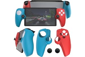 NINKI Compatible Playstation Portal Case Silicone,PS Portal Case,Soft Silicone Protective Skin Grip Cover Portal Case with Non-Slip Thumb Joystick Caps Case for Playstation Portal Accessories Kit